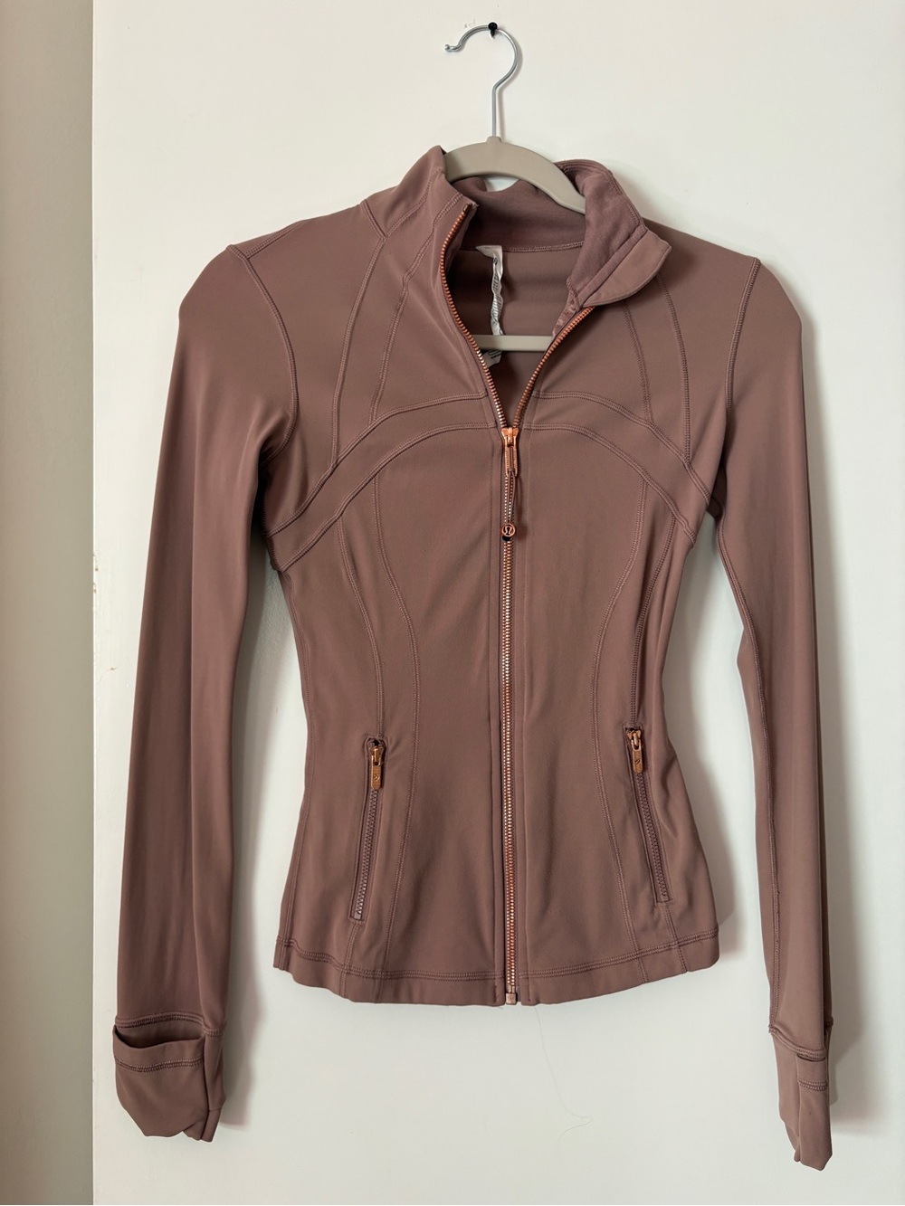 lululemon athletica Mauve Brown Zip-Up Utility Jacket